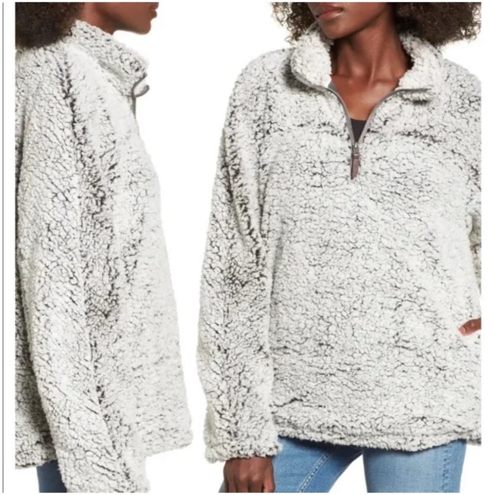 Thread & Supply Gray Sherpa Jacket
